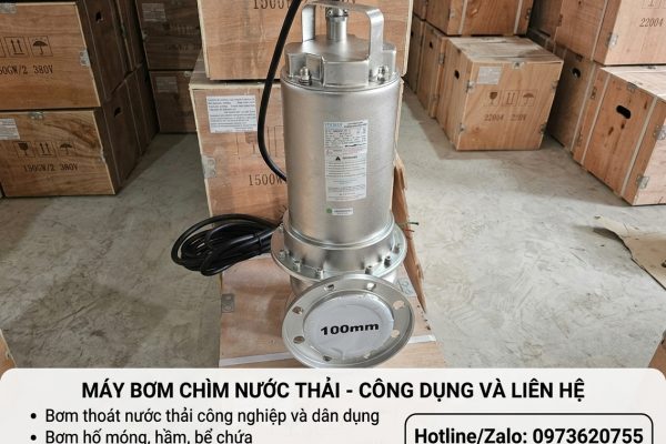 bơm chìm nước thải upti pump DWMT35-7-2.2